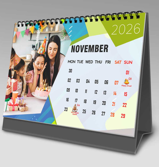 Table Calendar Printing
