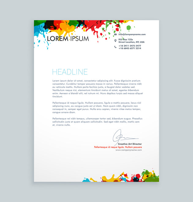 Company Letter Pad