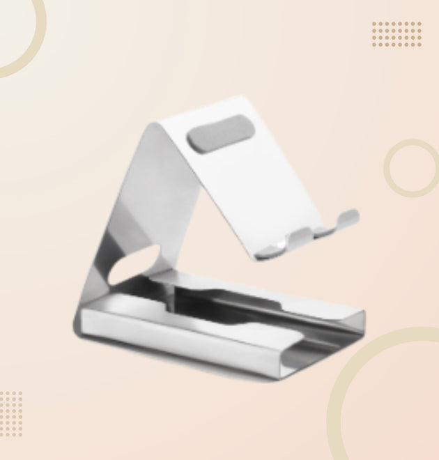 Metal Mobile Stand with Visiting Card Holder
