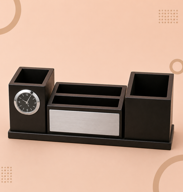 Handmade Wooden Desktop Storage Box