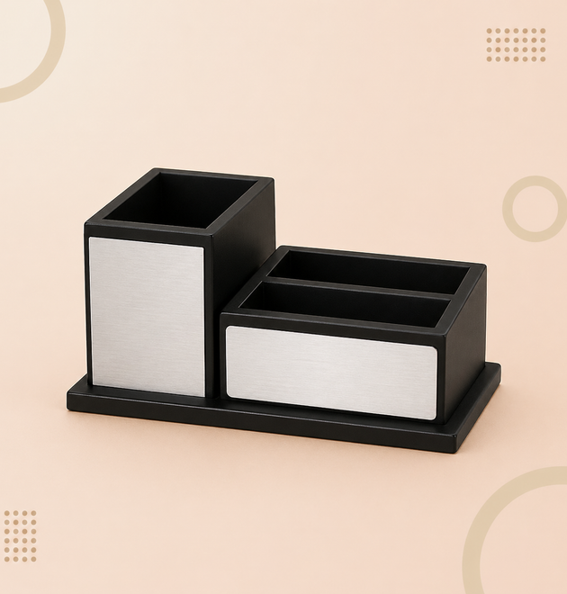Wooden Office Accessories Organizer
