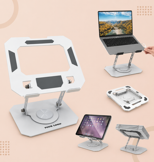 360 Rotating Metal Laptop Stand