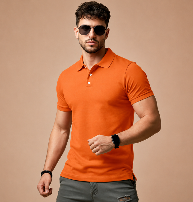 Mars Signature Polo Neck T-Shirt