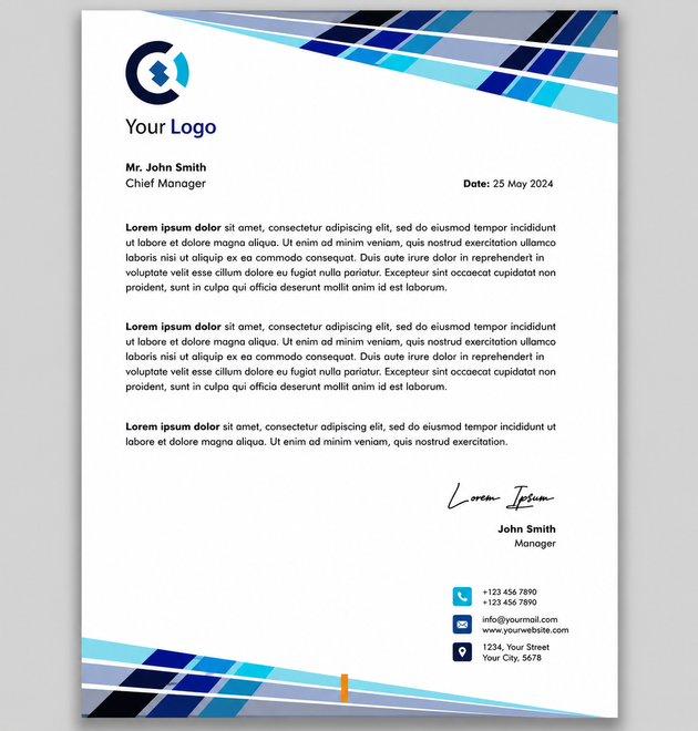 Business Letter Pad