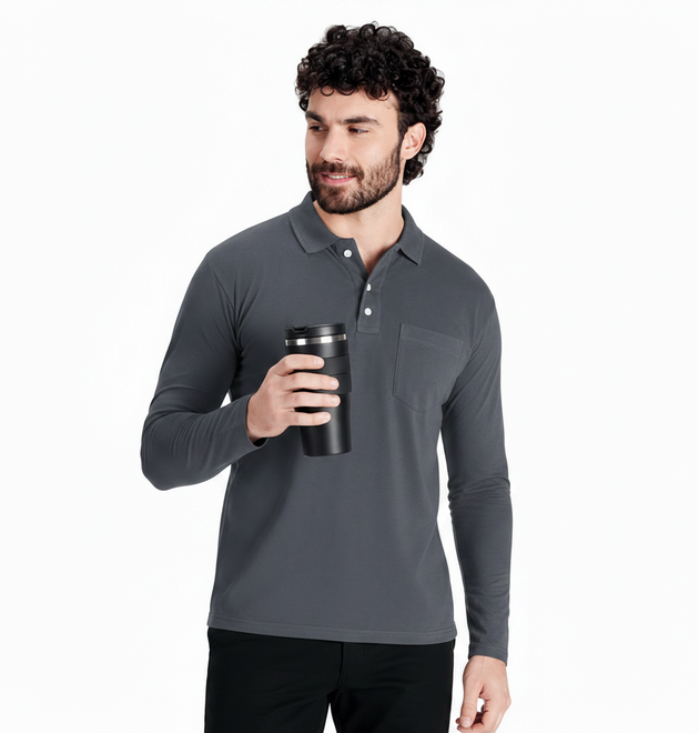 Mars Premium Full Sleeve Polo T-Shirt