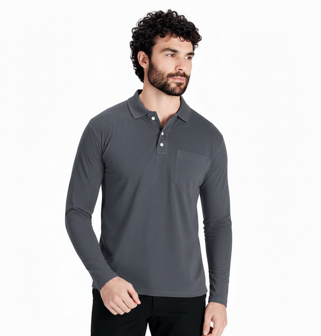 Mars Premium Full Sleeve Polo T-Shirt