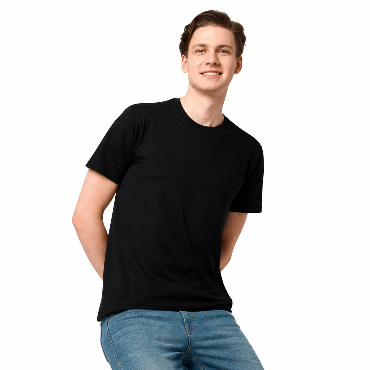 Gemini Classic Crew Neck Cotton T-Shirt