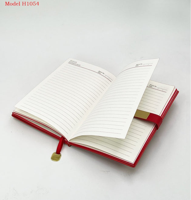 Branded A5 PU Leather Office Notebook Diary