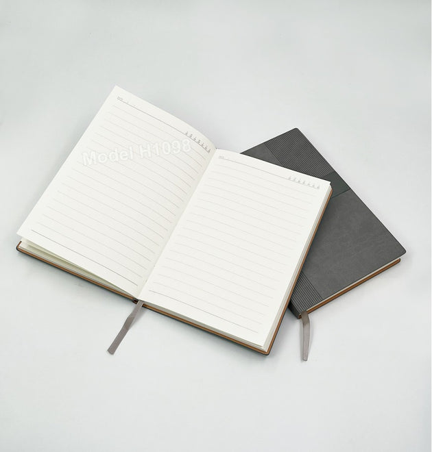 A5 Size Notebook Diary With Metal Plate