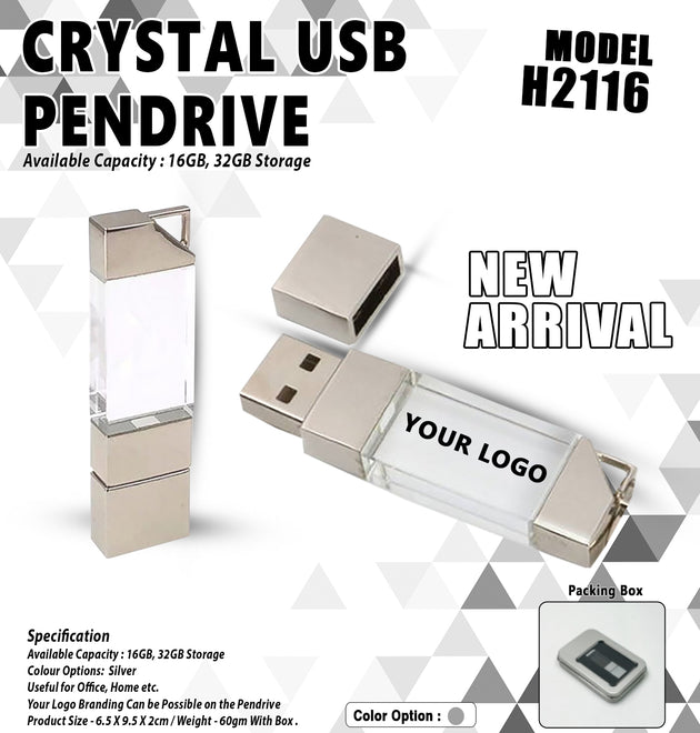 CRYSTAL USB PENDRIVE