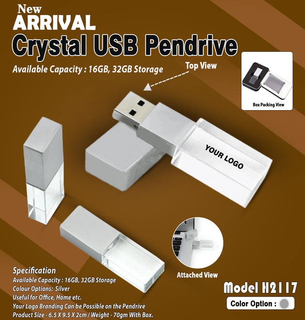 CRYSTAL USB PENDRIVE