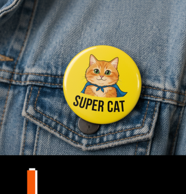 Premium Button Badge
