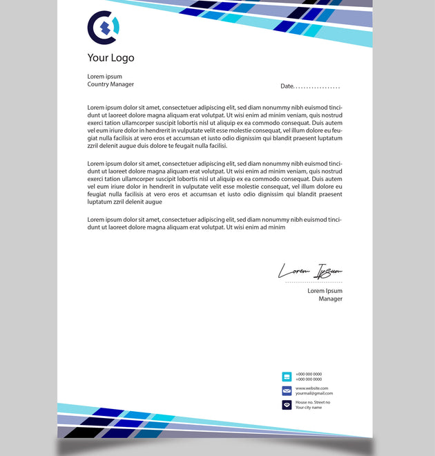 Business Letter Pad