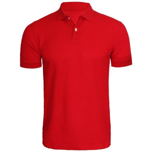 Cotton Polo Neck T-Shirt
