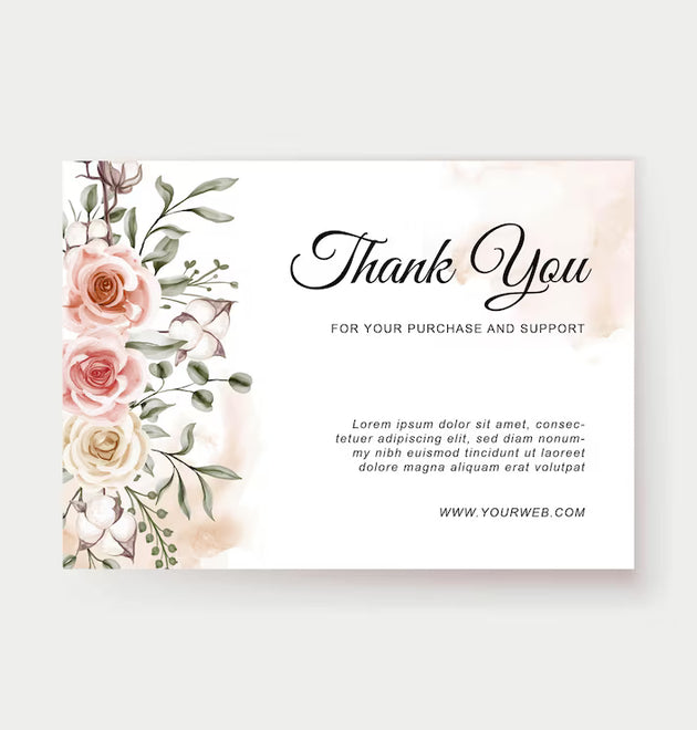 Professional Thank You Card